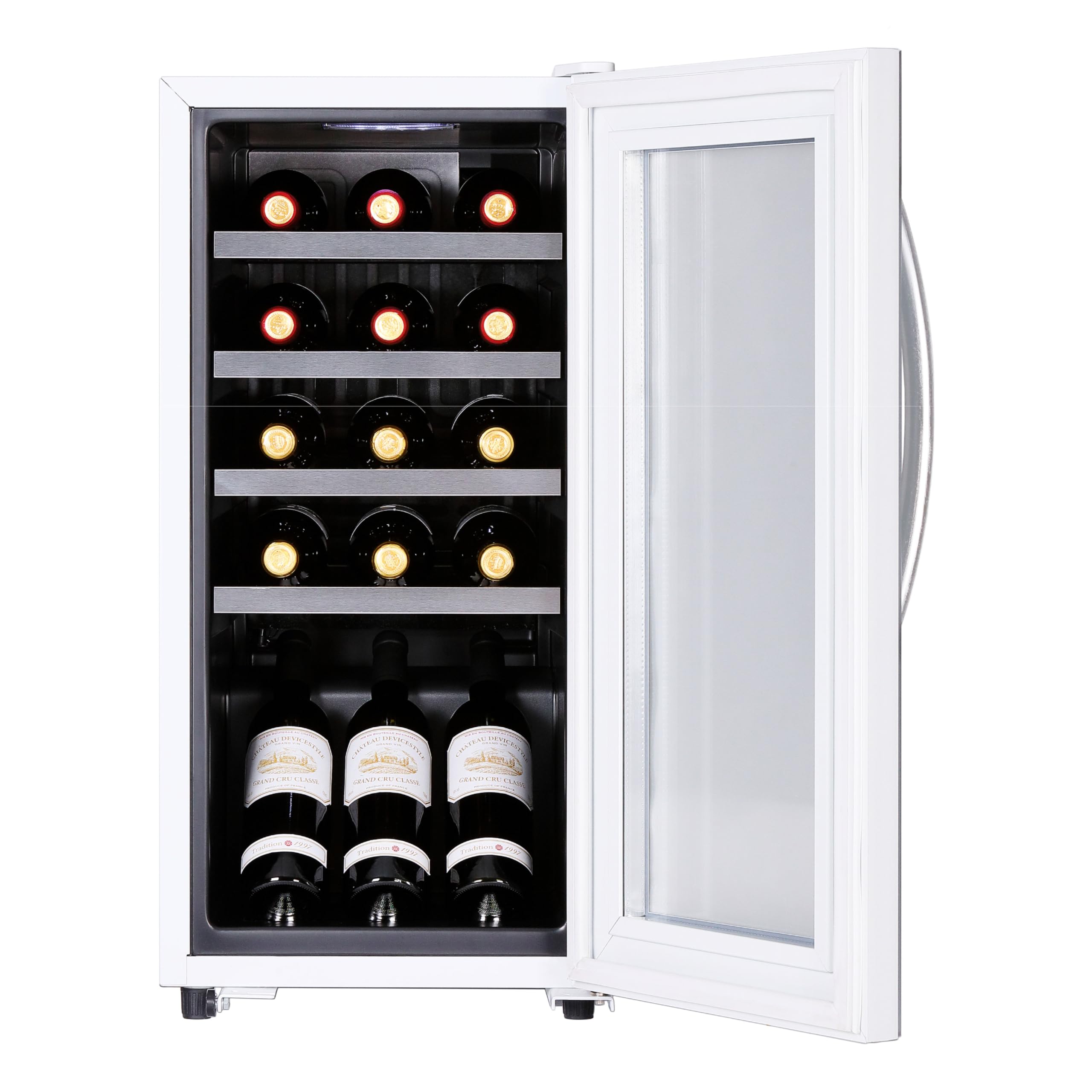 Amazon.co.jp: deviceSTYLE/デバイスタイル ワインセラー CG-C15S-W 15